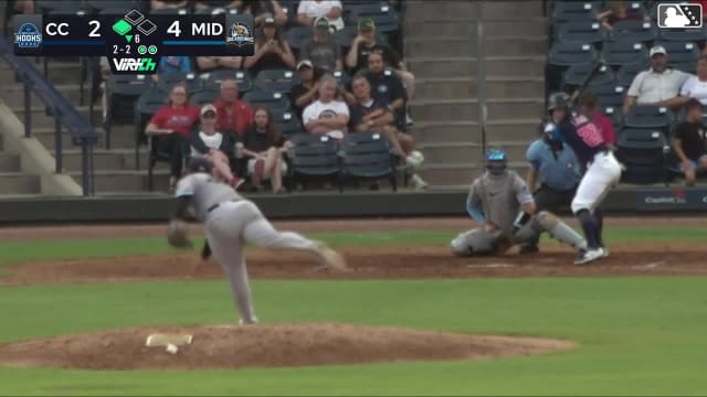 Ryan Lasko singles on a soft ground ball to shortstop Max Holy. Cameron Leary scores.