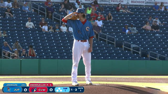 Cade Obermueller's eights Ks over four scoreless