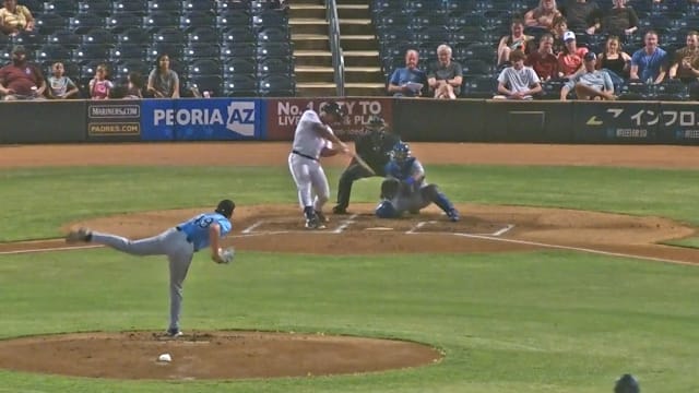 Drake Baldwin's RBI single