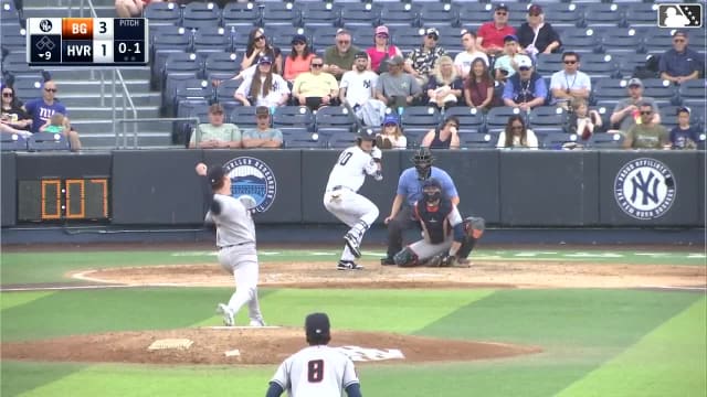 Core Jackson homers (5) on a fly ball to center field.