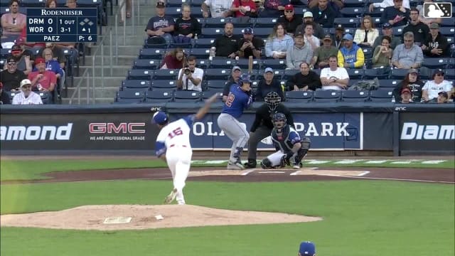 Jedixson Paez In play, run(s) to Caden Bodine