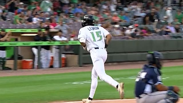 Justin Lebron's seventh High-A home run