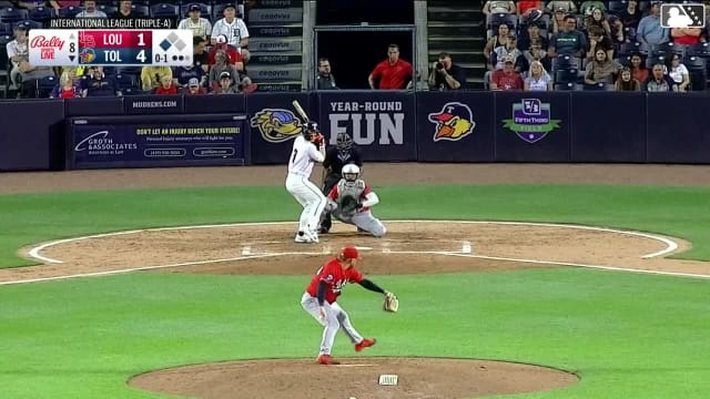 Max Clark singles on a ground ball to first baseman Michael Toglia. Bennett Lee scores.