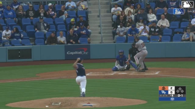 Lorenzo Meola homers (2) on a line drive to center field.