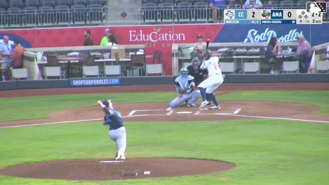 Avery Owusu-Asiedu homers (10) on a fly ball to right center field.