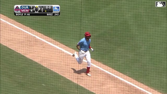 Joshua Báez's two-run homer