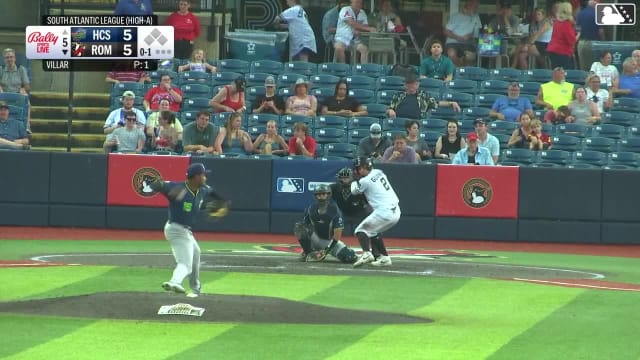 Luis Guanipa homers (2) on a fly ball to left center field.