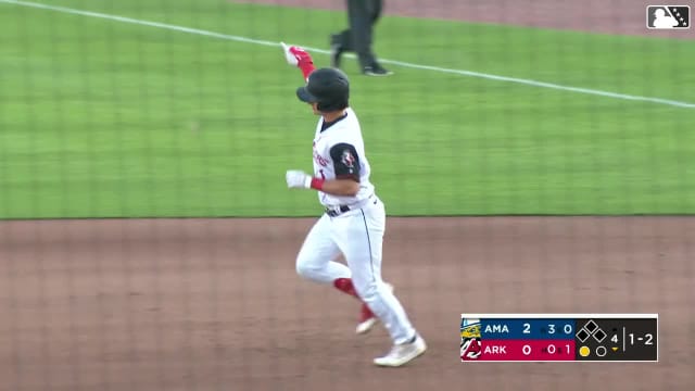 Cole Young's solo home run