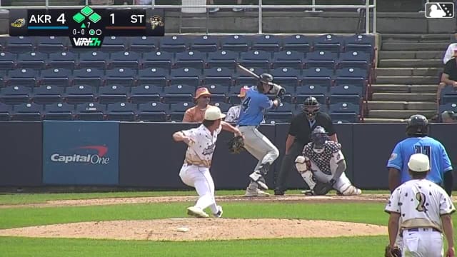 Nolan Schubart hits a grand slam (1) to right field. Ryan Cesarini scores. Jaison Chourio scores. Bennett Thompson scores.