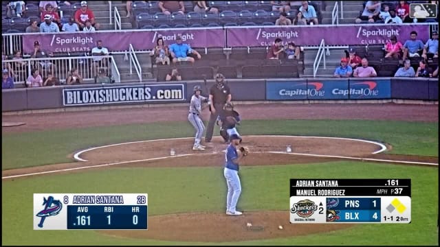 Adrian Santana's career-high five RBIs
