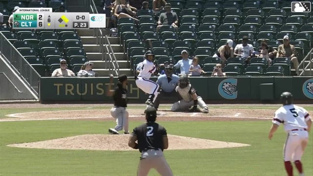Braden Montgomery singles on a ground ball to left fielder Johnathan Rodríguez. Caden Connor scores. Rikuu Nishida to 3rd.