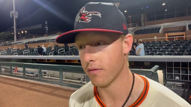 Parks Harber on staying hot in the Fall League