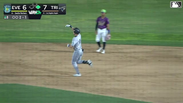 Colt Emerson drills a go-ahead two-run homer