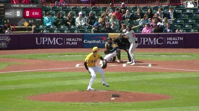 Parks Harber homers (2) on a fly ball to center field. Scott Bandura scores.