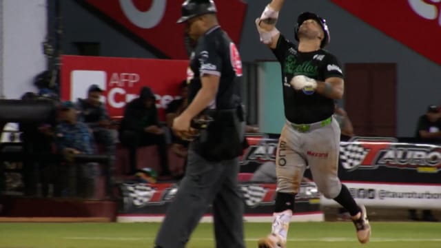 Leo Bernal's solo home run in the Dominican League
