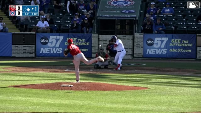 Jefferson Rojas' first triple of the year