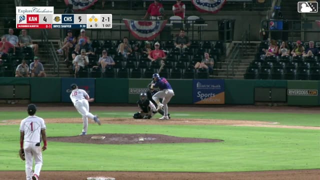 Alexander Albertus homers (4) on a fly ball to left field. Stiven Flores scores. Grayson Fitzwater scores.