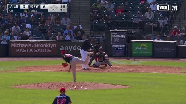 Spencer Jones' solo home run