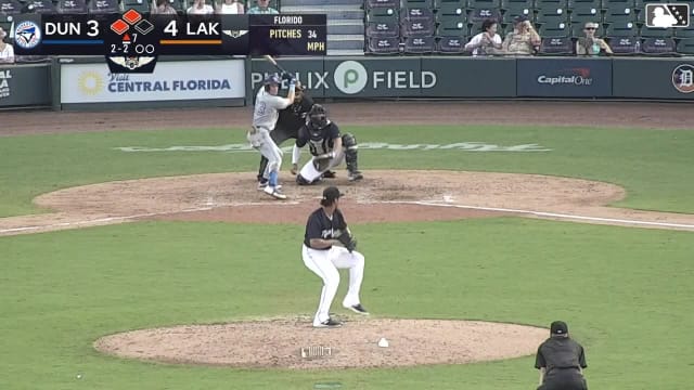 Blaine Bullard singles on a ground ball to center fielder Jesus Pinto. Raimundo De Los Santos scores. Jake Cook scores.