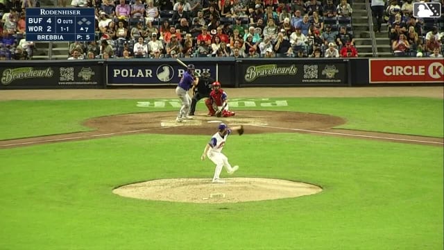 Sean Keys homers (10) on a fly ball to right field.