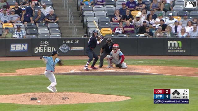 Walker Jenkins homers (6) on a fly ball to right field.