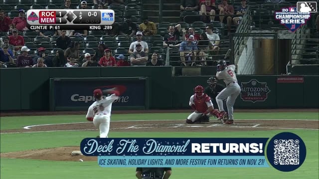 Seaver King's solo home run