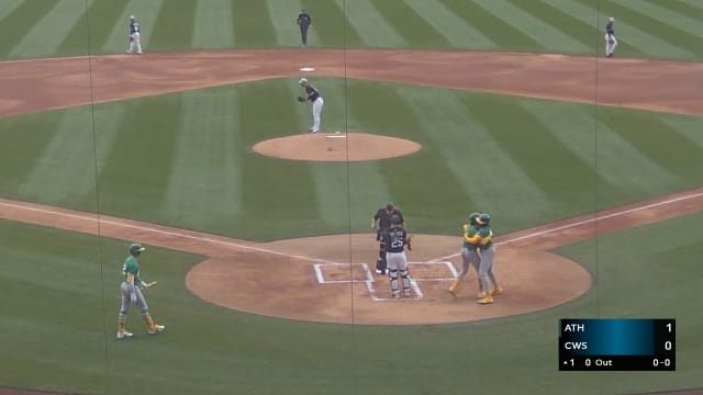 Jacob Wilson's two-run home run