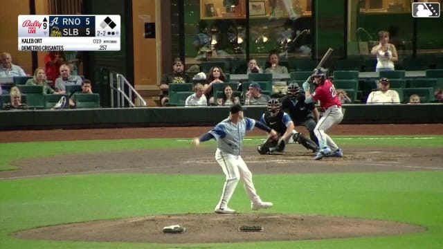 Kaleb Ort In play, run(s) to Demetrio Crisantes