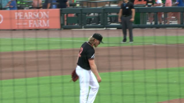 Braves No. 9 prospect Lucas Braun fans 12
