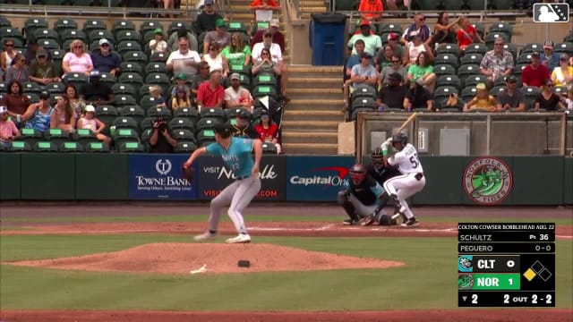 Noah Schultz strikes out Fernando Peguero