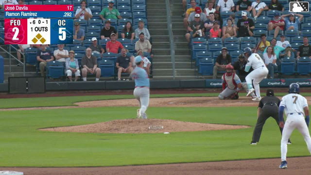 Ramon Ramirez singles on a ground ball to left fielder Ian Petrutz. Angel Acosta scores. Asbel Gonzalez to 3rd. Blake Mitchell to 2nd.