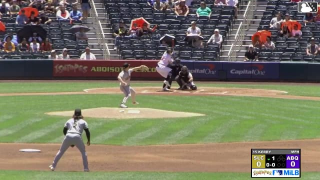 Zac Veen homers (13) on a line drive to right center field.