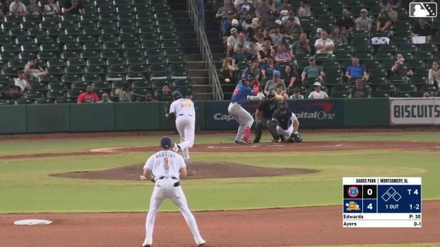 Owen Ayers homers (10) on a fly ball to left center field.