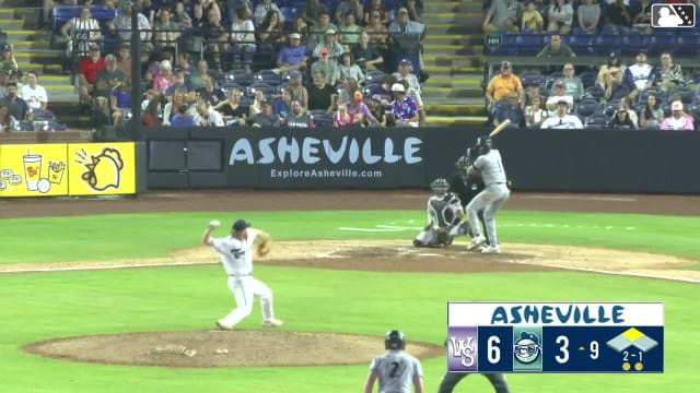 Ryan Burrowes hits a ground-rule double (17) on a fly ball to right field. Kyle Lodise scores.