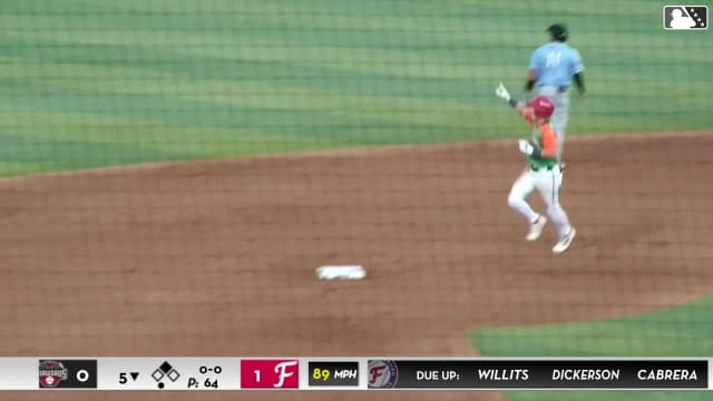Eli Willits' third homer of the game