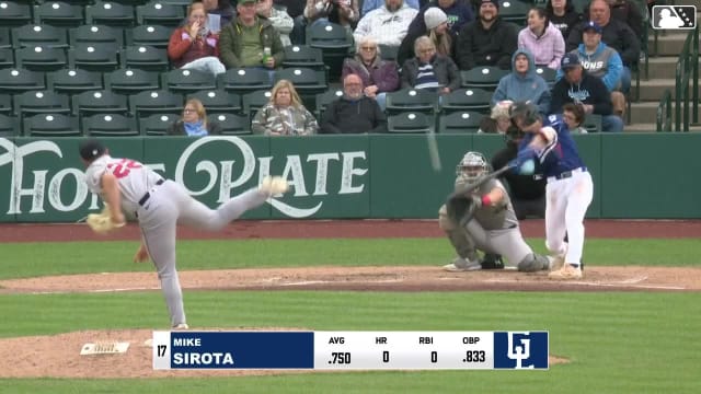 Mike Sirota's solo homer