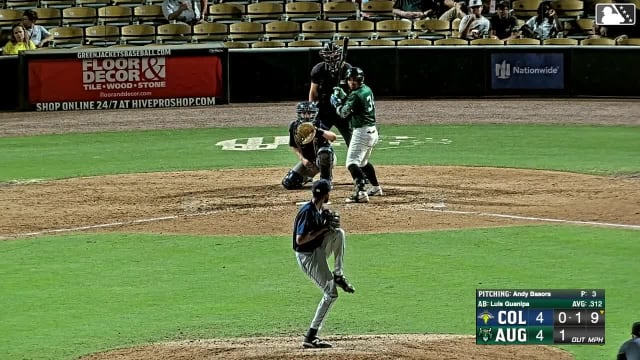 Andy Basora In play, run(s) to Luis Guanipa
