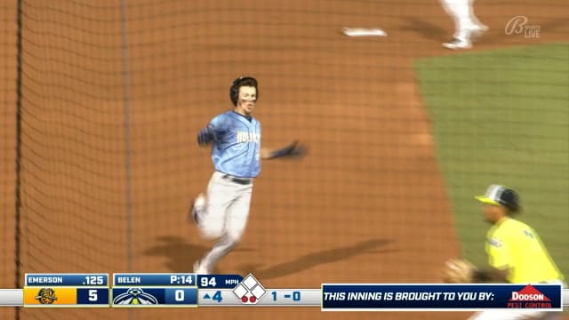 Grady Emerson's three-hit night