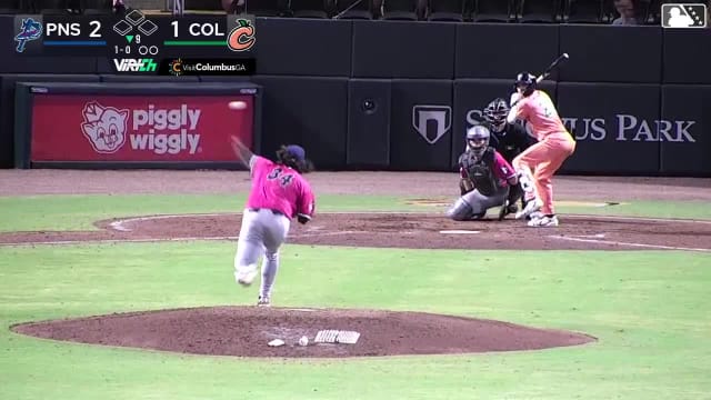 Alex Lodise homers (2) on a fly ball to left center field.