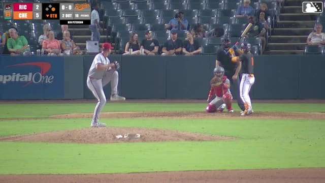 Wehiwa Aloy homers (4) on a fly ball to left center field. Colin Tuft scores.