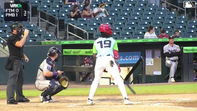 Ryan Mitchell homers (13) on a line drive to center field.