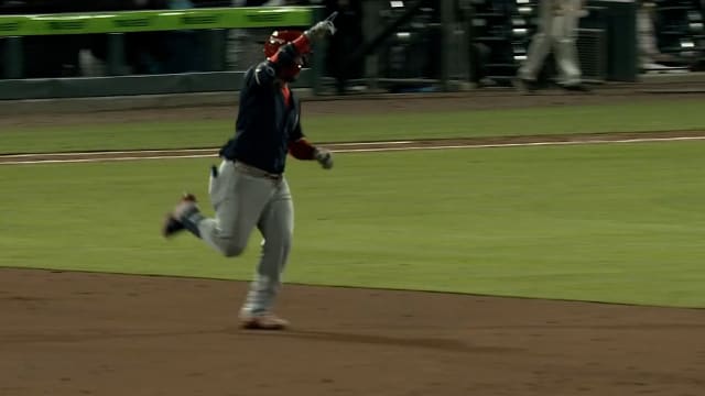 Leo Bernal's first Triple-A home run