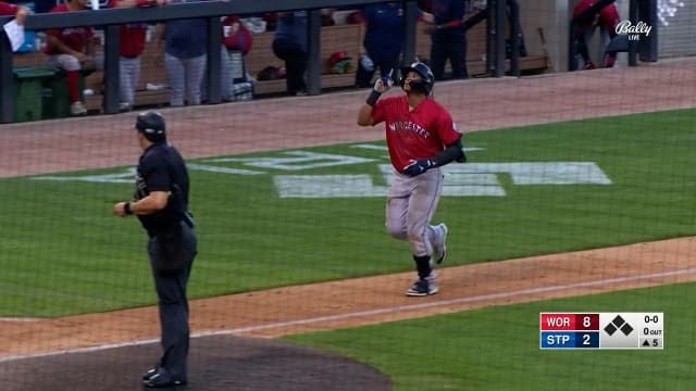 Jhostynxon Garcia's two-homer game
