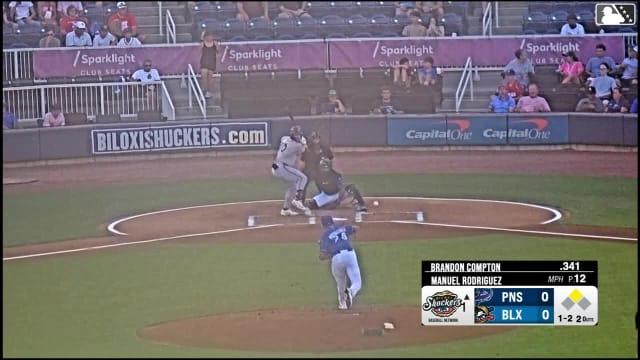 Manuel Rodriguez In play, run(s) to Brandon Compton