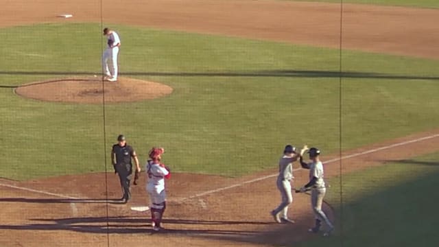 Jacob Reimer goes yard in the Fall League