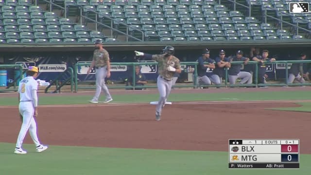 Cooper Pratt's three-run homer
