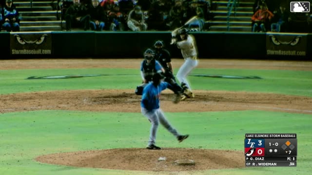 Ryan Wideman singles on a line drive to left fielder Aiden Taurek. Qrey Lott scores.
