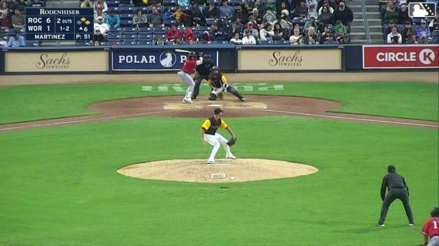 Abimelec Ortiz homers (6) on a line drive to right center field. Harry Ford scores. Yohandy Morales scores.