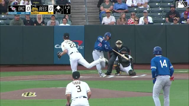 Dalton Rushing's two-run home run