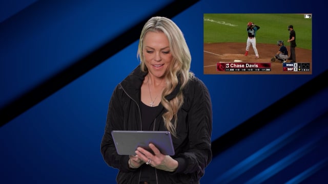 Jennie Finch breaks down Chase Davis' swing